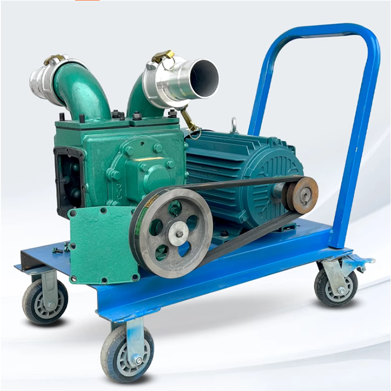 Mobile Trolley Self-Priming Pump | Portable Farm Irrigation & Manure Transfer Pump by Hebei Qizhuo Pump