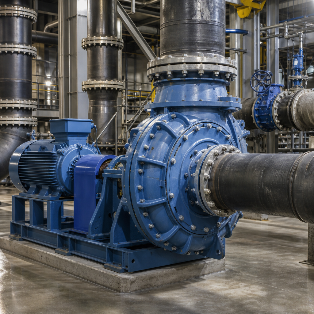 AH Series Heavy-Duty Slurry Pump | 24/7 High-Abrasion Mining & Process Slurry Transfer Pump