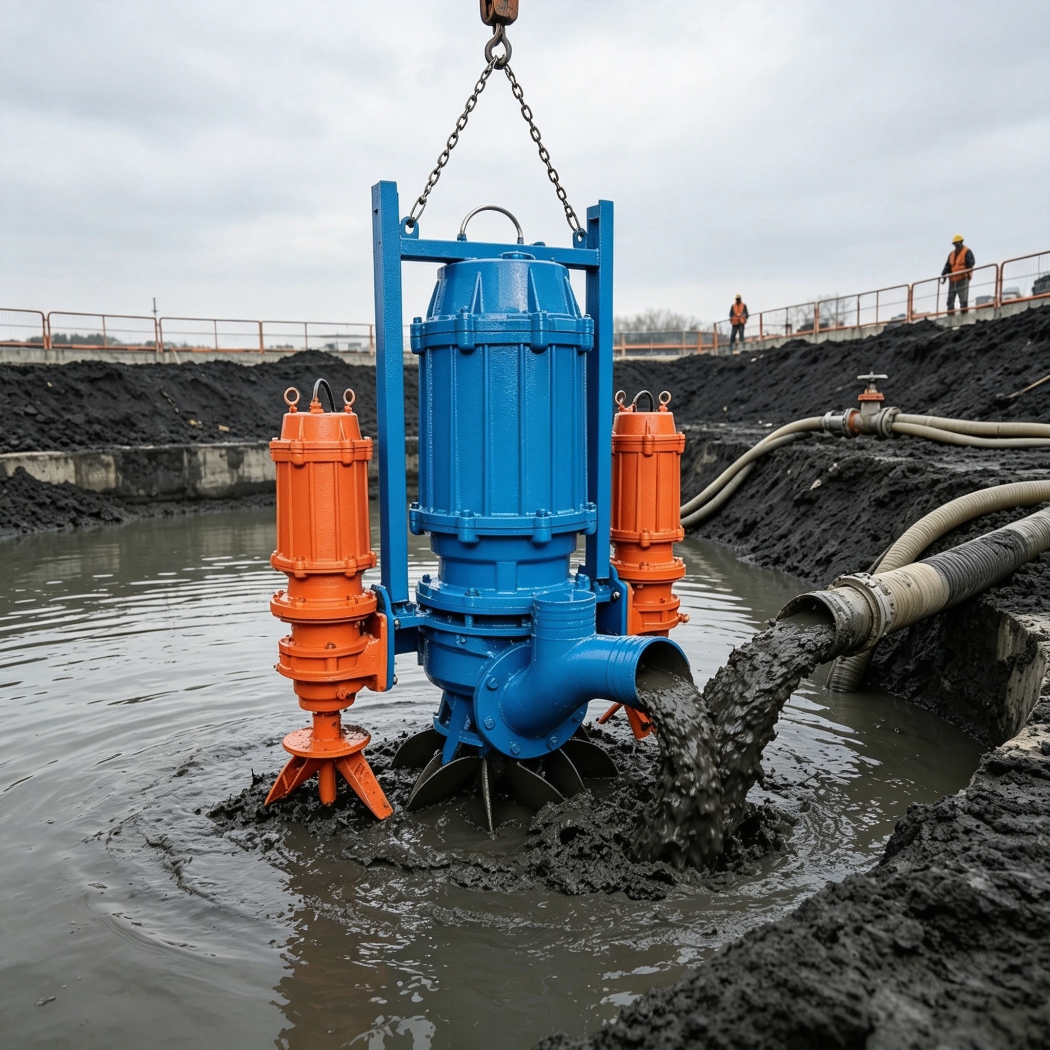 ZJQ Submersible Slurry Pump | Advanced Sealing & Full-Protected Underwater Heavy-Duty Pump